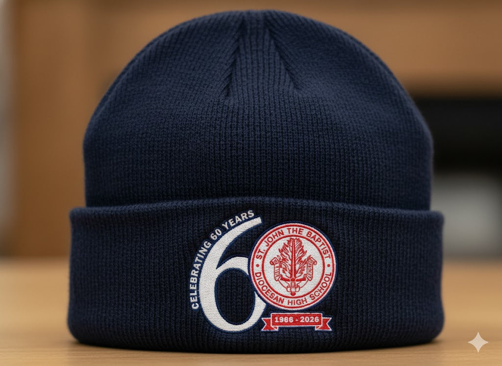 60-Year Anniversary Knit Beanie (Navy)