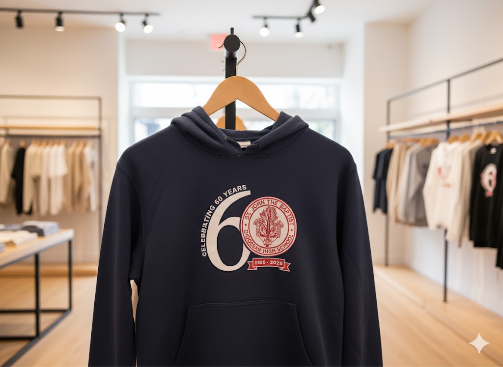 St. John the Baptist High School Anniversary Hoodie – 1966–2026